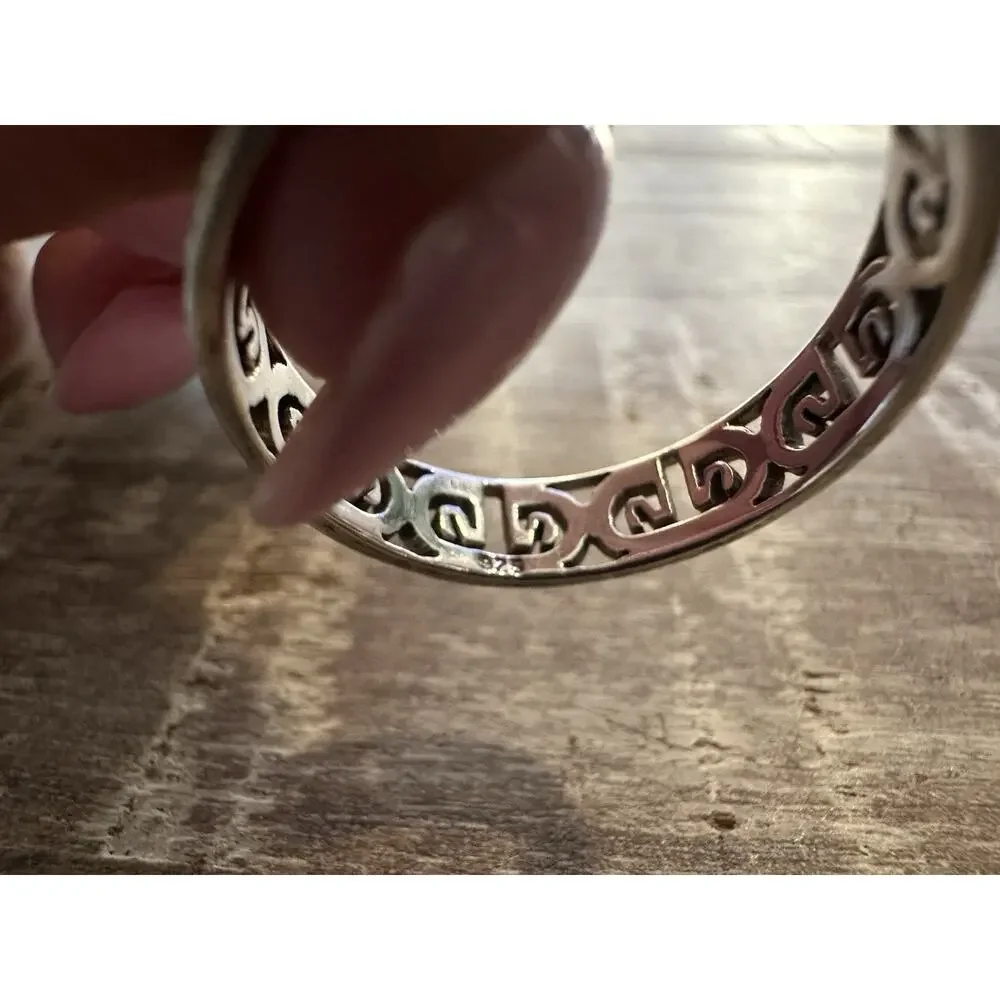 Petroglyph Sterling Silver 925 Ring Size 13 From St. John USVI